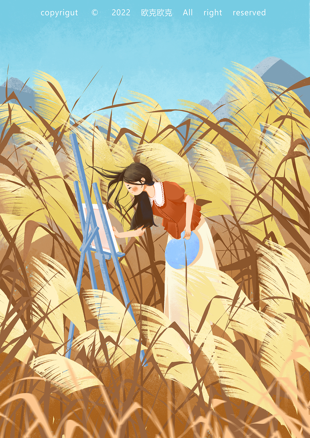 女孩系列插画（图ZMzIxMTcxNzg0） - 艺术插画 - 站酷设计师欧克欧克ok原创素材 - 站酷ZCOOL