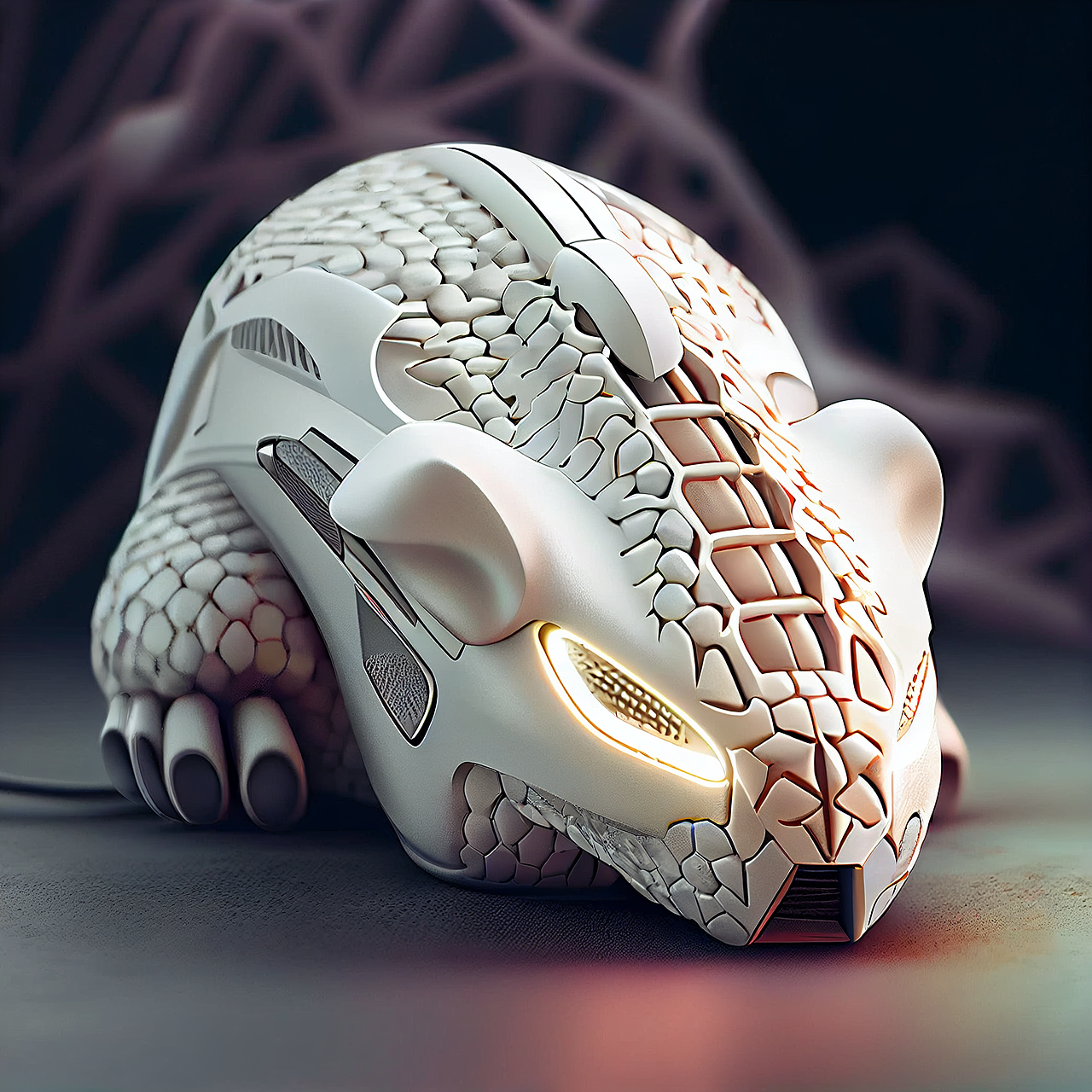 AI美术作品/白蛇 游戏三件套 键盘鼠标手柄