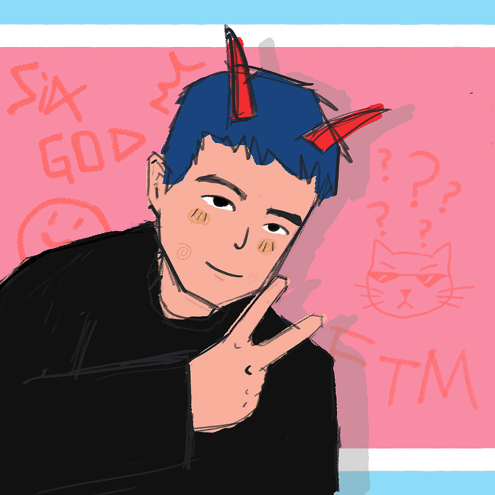 給自己畫(huà)了個(gè)新頭像（圖ZMzA0MDA5ODcy） - 創(chuàng)作習(xí)作 - 站酷設(shè)計(jì)師Arthur阿神原創(chuàng)素材 - 站酷ZCOOL