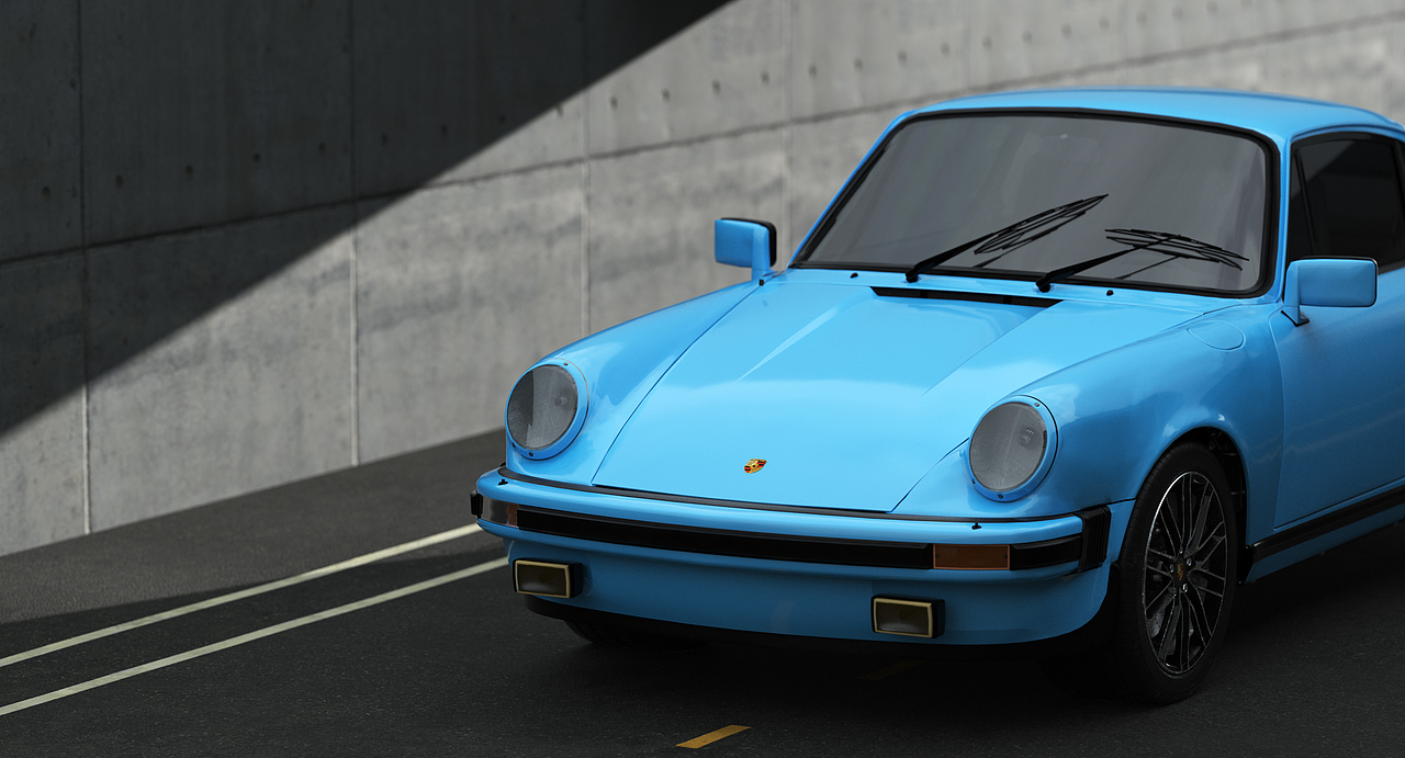 保时捷 911 SC - 汽车渲染（图ZMzM5MTI4MDI4） - 机械/交通 - 站酷设计师立扬fit原创素材 - 站酷ZCOOL