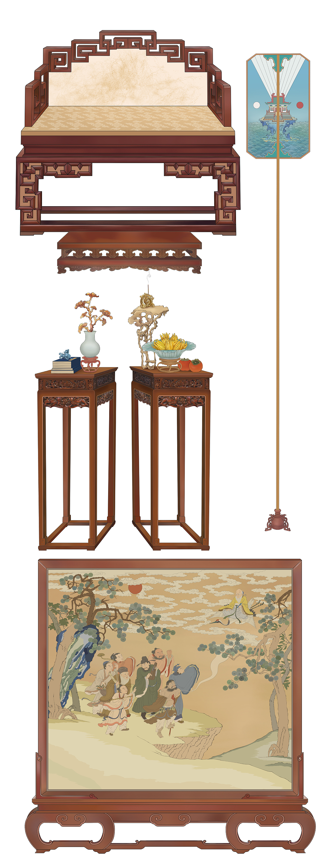 板绘工笔人物像（图ZMzEwMDg4NTM2） - 艺术插画 - 站酷设计师一江春水寒原创素材 - 站酷ZCOOL