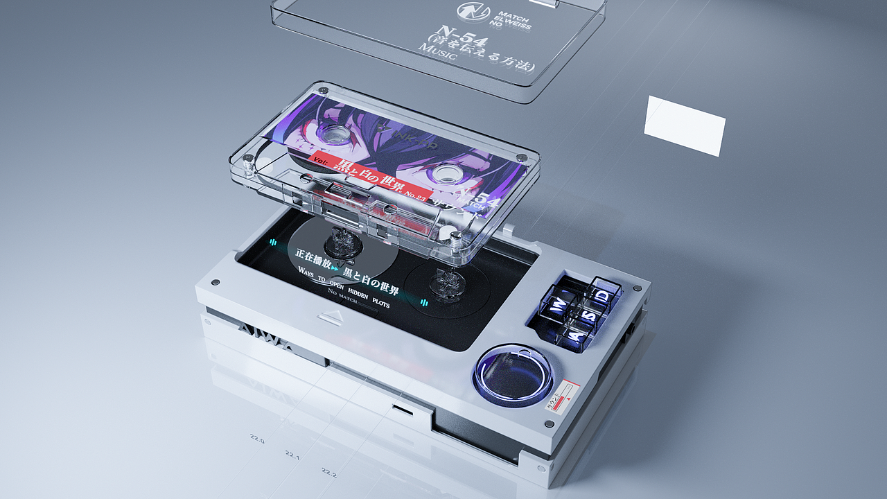 3D练习-磁带（图ZMzAzMTA3Nzg4） - 图标 - 站酷设计师御宅睿的原创素材 - 站酷ZCOOL