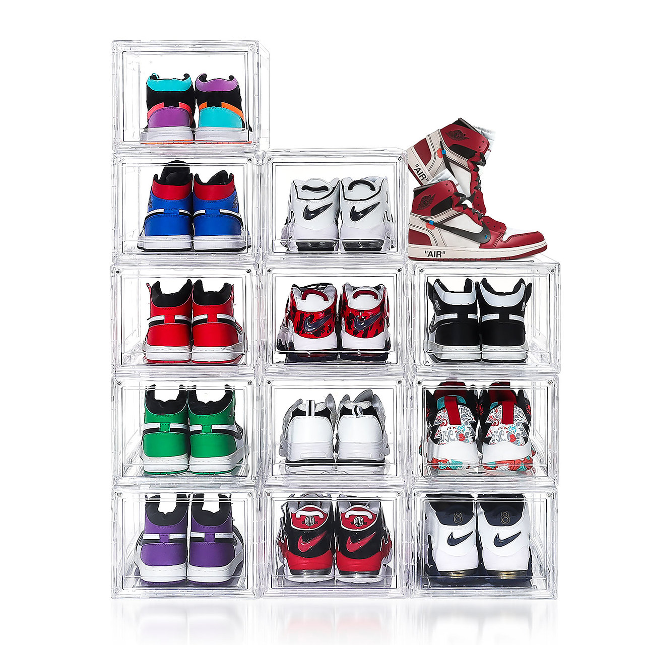 亚马逊透明亚克力鞋盒拍摄与修图