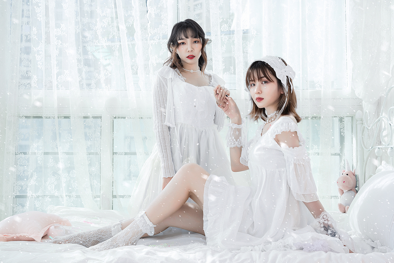 圣诞小清新闺蜜写真