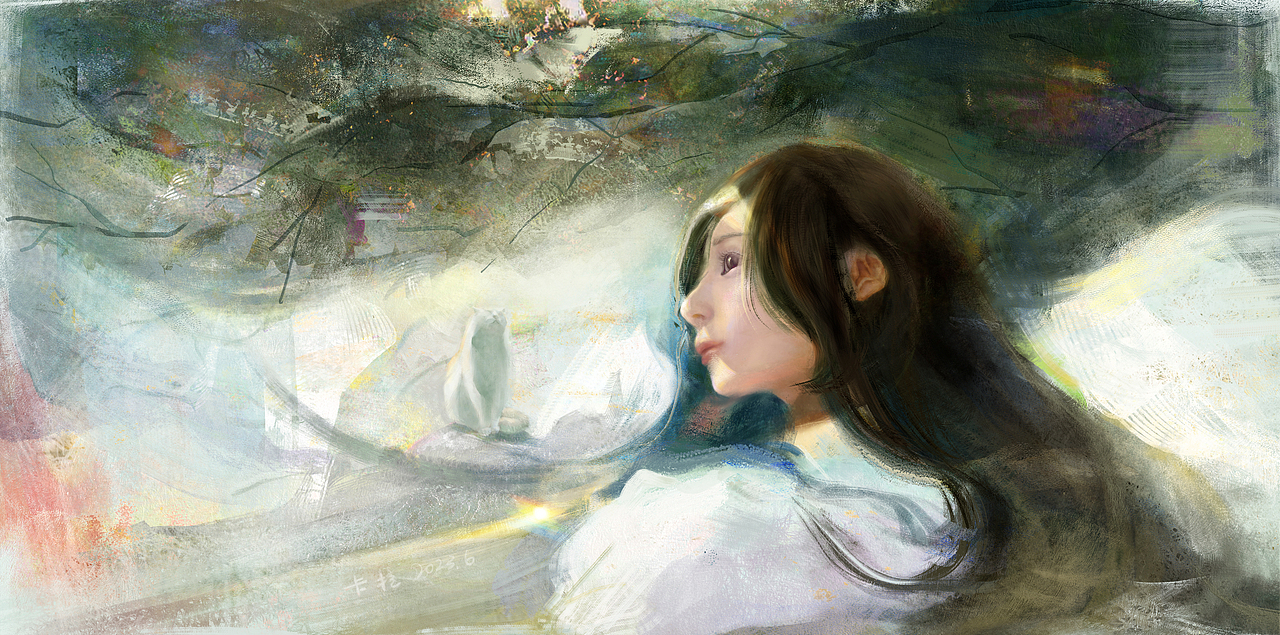 神域的入口丨原创插画系列P1（图ZMzQzNDE2NjY4） - 艺术插画 - 站酷设计师卡拉大王_原创素材 - 站酷ZCOOL