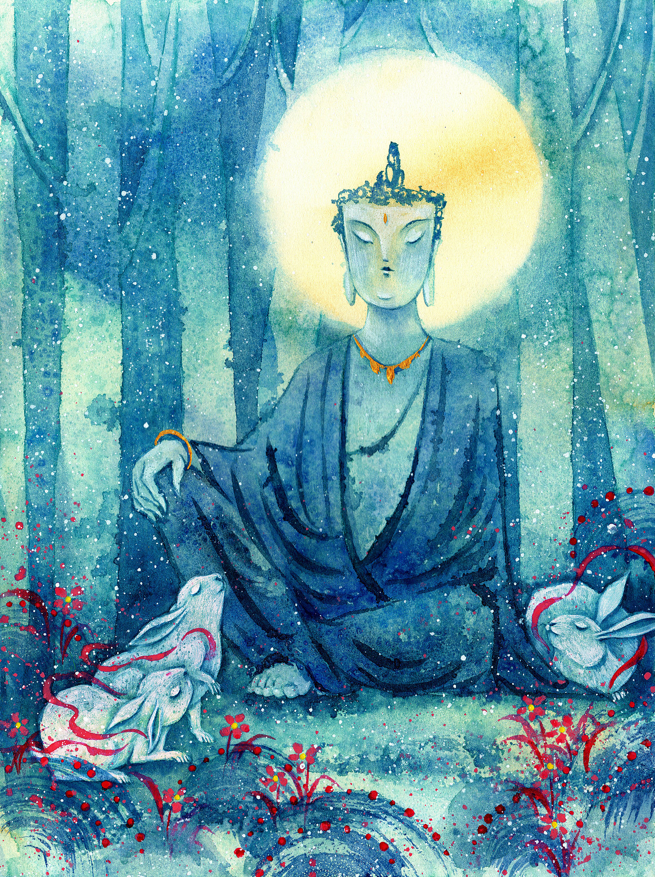 《万物繁花》佟彤个人插画展(系列作品篇)(图ZMzY5MjExODk2) - 艺术插画 - 站酷设计师佟彤ART原创素材 - 站酷ZCOOL