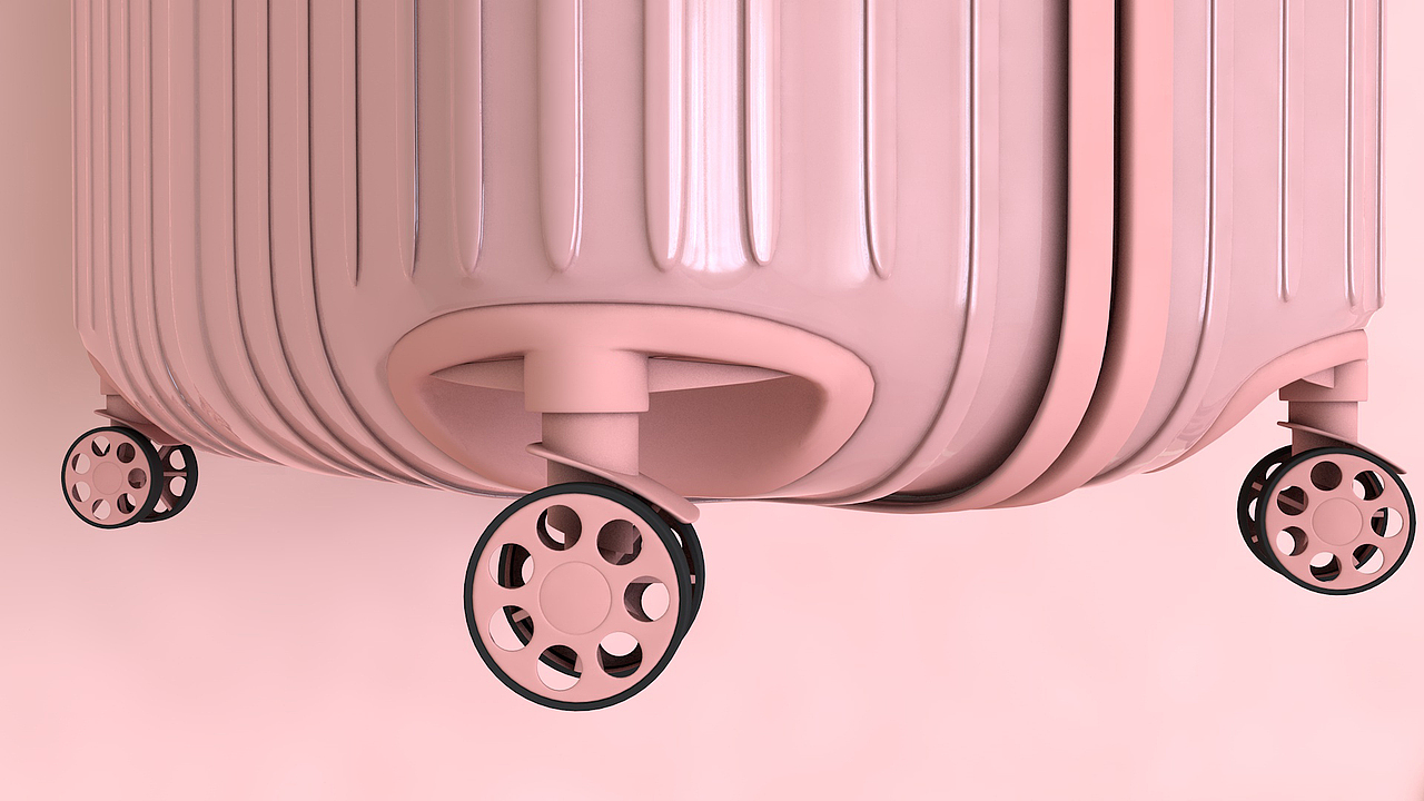 C4D行李箱/拉杆箱动画建模渲染