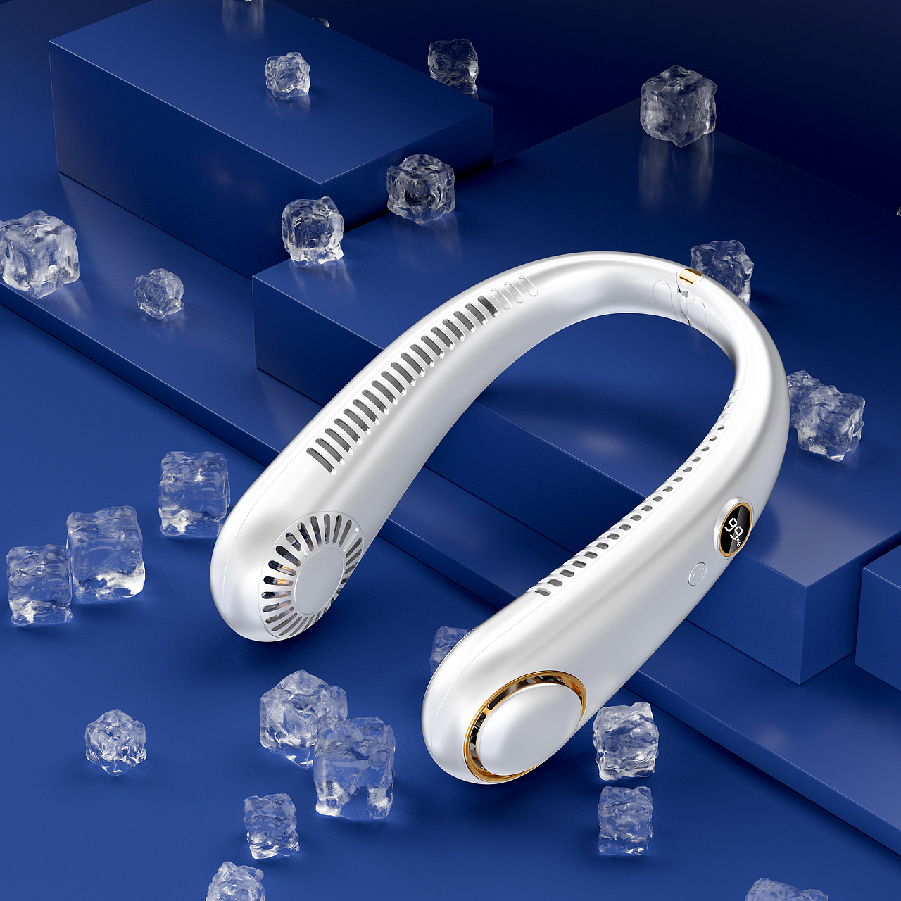 挂脖风扇渲染（图ZMzcwNDg2MjIw） - 产品 - 站酷设计师小顾不想起名原创素材 - 站酷ZCOOL