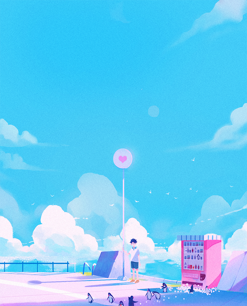 系列插画-《孤独有时》