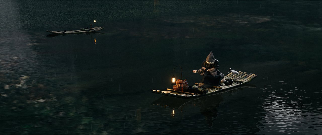 《过江行》（图ZMzE2NjU2OTYw） - 场景 - 站酷设计师山野诗人原创素材 - 站酷ZCOOL