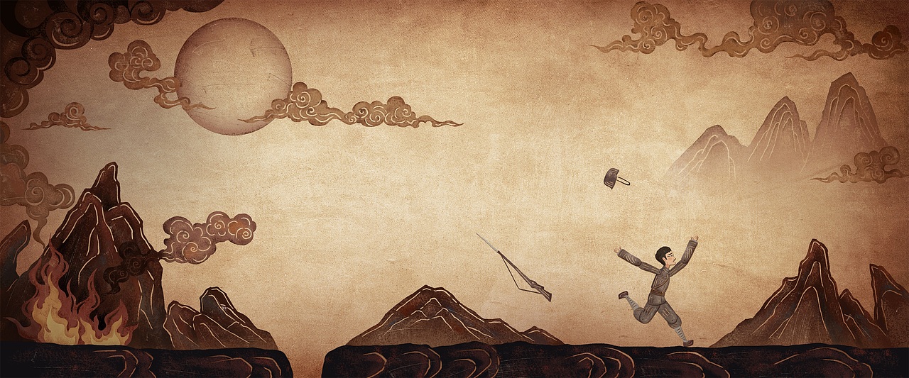 《狗剩快跑》片头插图（图ZMzYxMTEzODMy） - 商业插画 - 站酷设计师才仙插画原创素材 - 站酷ZCOOL