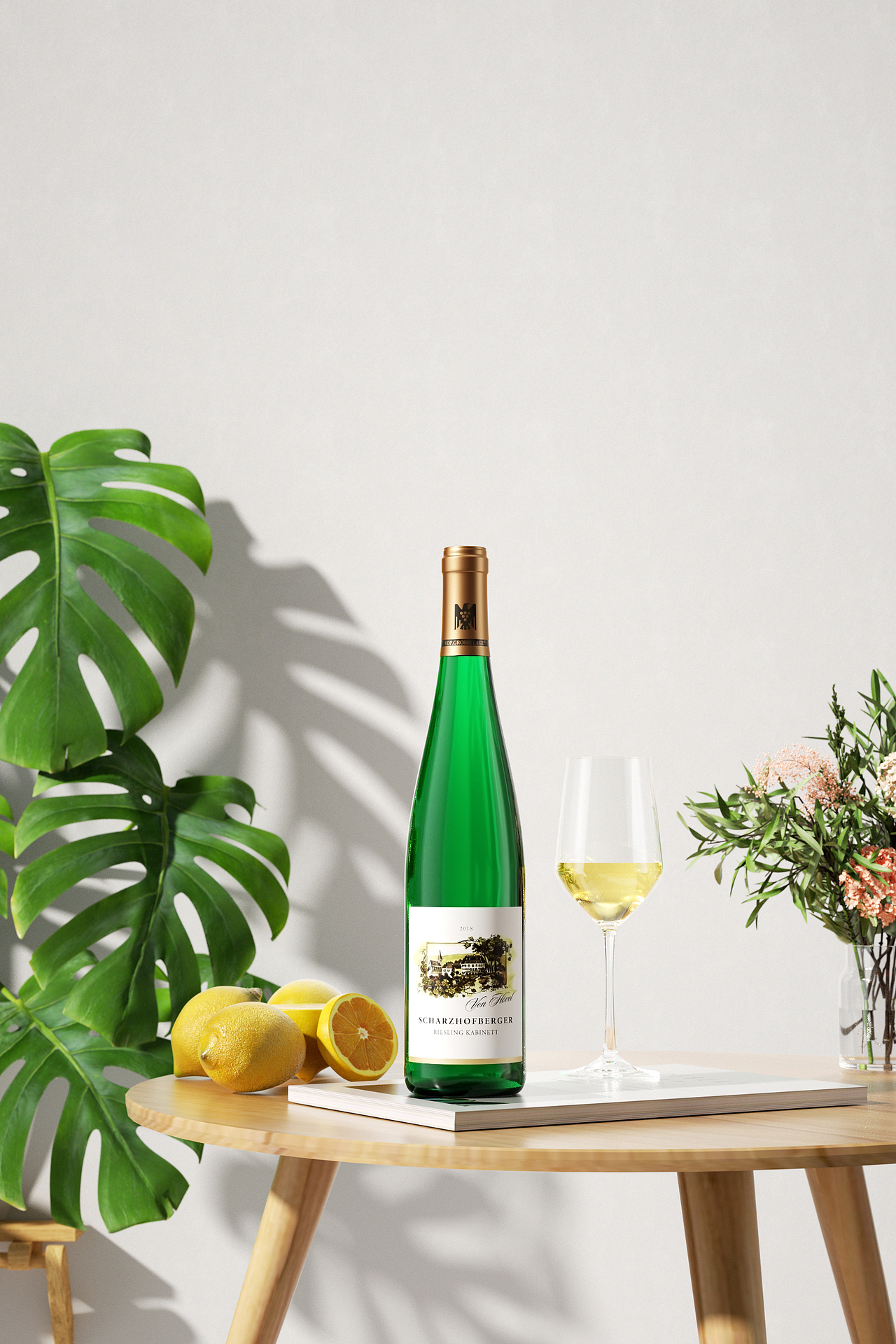 葡萄酒渲染-绿色系