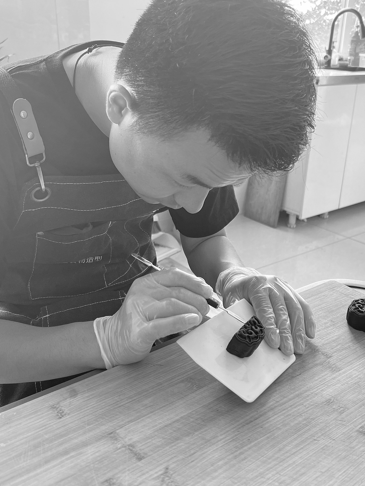 【以假乱真】桃山皮月饼-食品造型