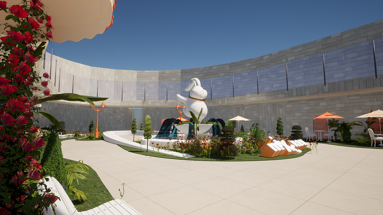 【夏日的安可】济南万象城春夏季节主题大型美陈场景（图ZMzM4NjM0NDMy） - 舞台美术 - 站酷设计师朱多多原创素材 - 站酷ZCOOL