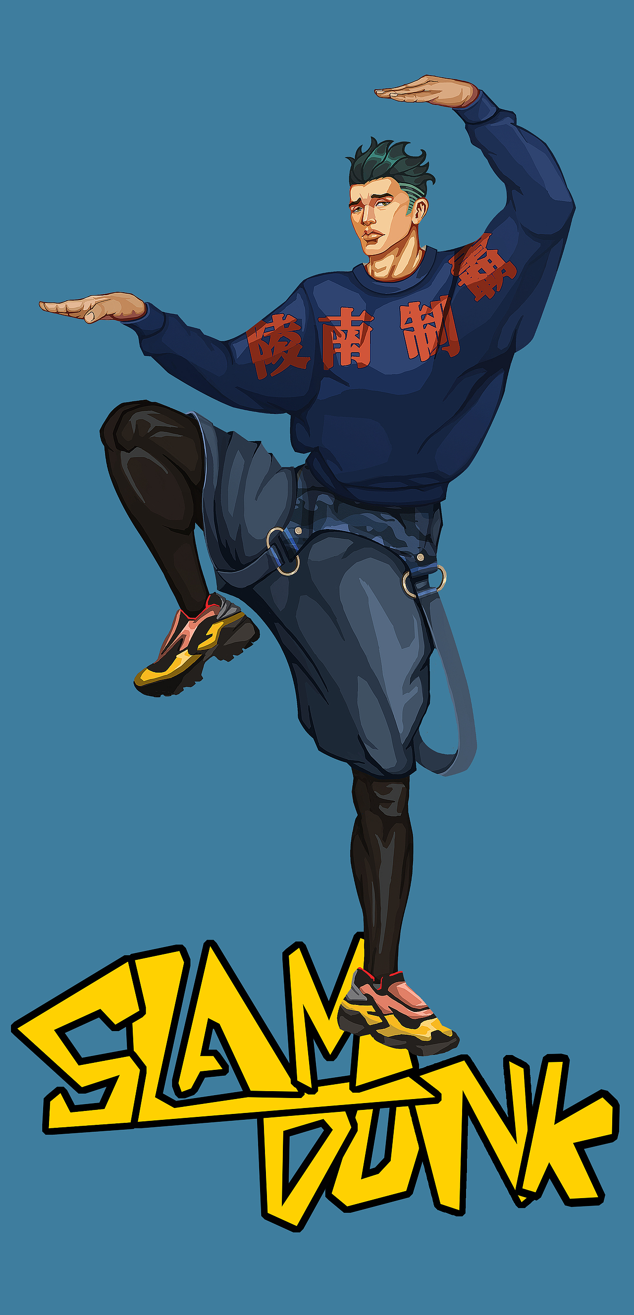 灌篮高手同人插画（图ZMzE5ODgxMjI4） - 游戏原画 - 站酷设计师张刀走原创素材 - 站酷ZCOOL
