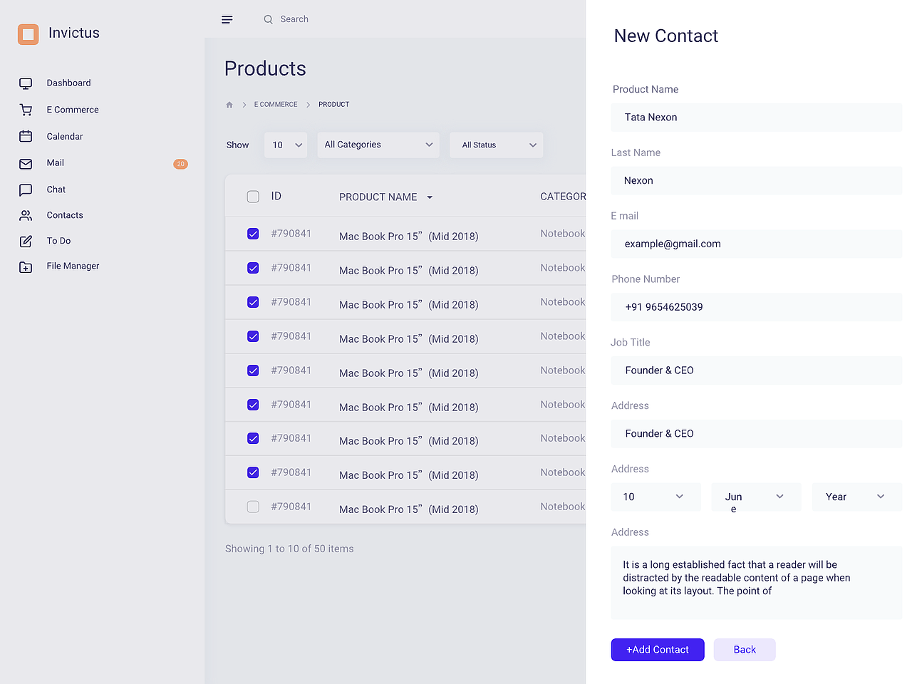 一套商城后台管理界面 含订单/商品/客服/ 工作计划等