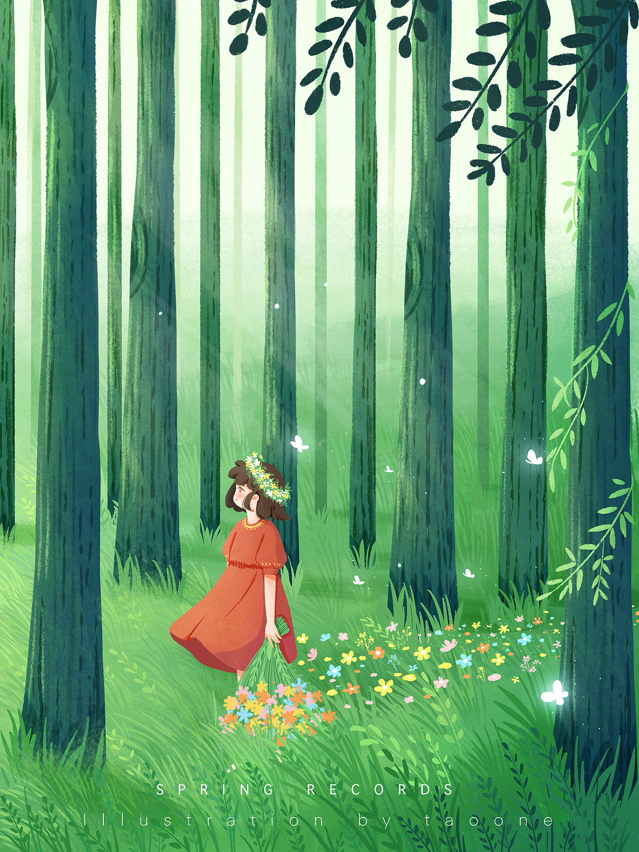 治愈系插画合集（图ZMzExMjI0MTc2） - 创作习作 - 站酷设计师桃壹TY原创素材 - 站酷ZCOOL