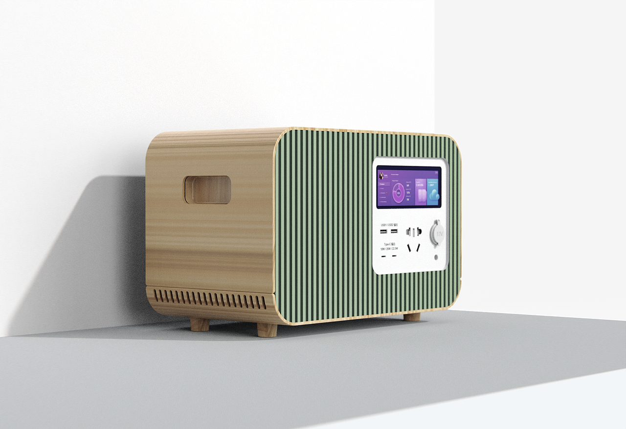 原木-儲能電源設計（圖ZMzMzODgwNzYw） - 電子產品 - 站酷設計師無錫貝塞克設計原創(chuàng)素材 - 站酷ZCOOL