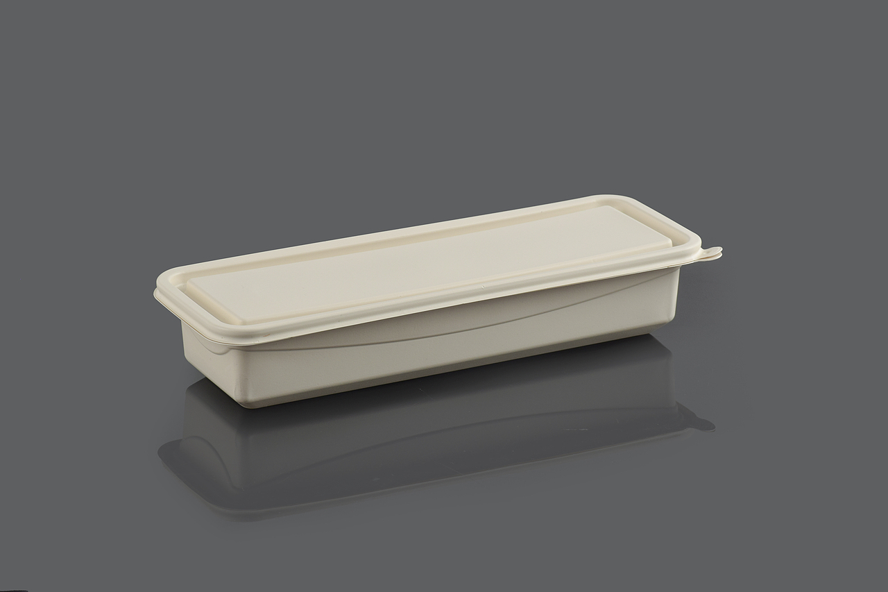 玉米淀粉可降解一次性餐盒,日式多格外卖打包盒