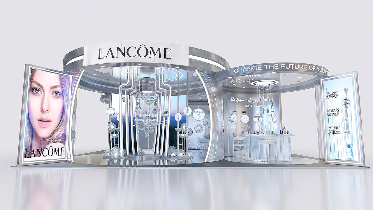 兰蔻品牌快闪店设计