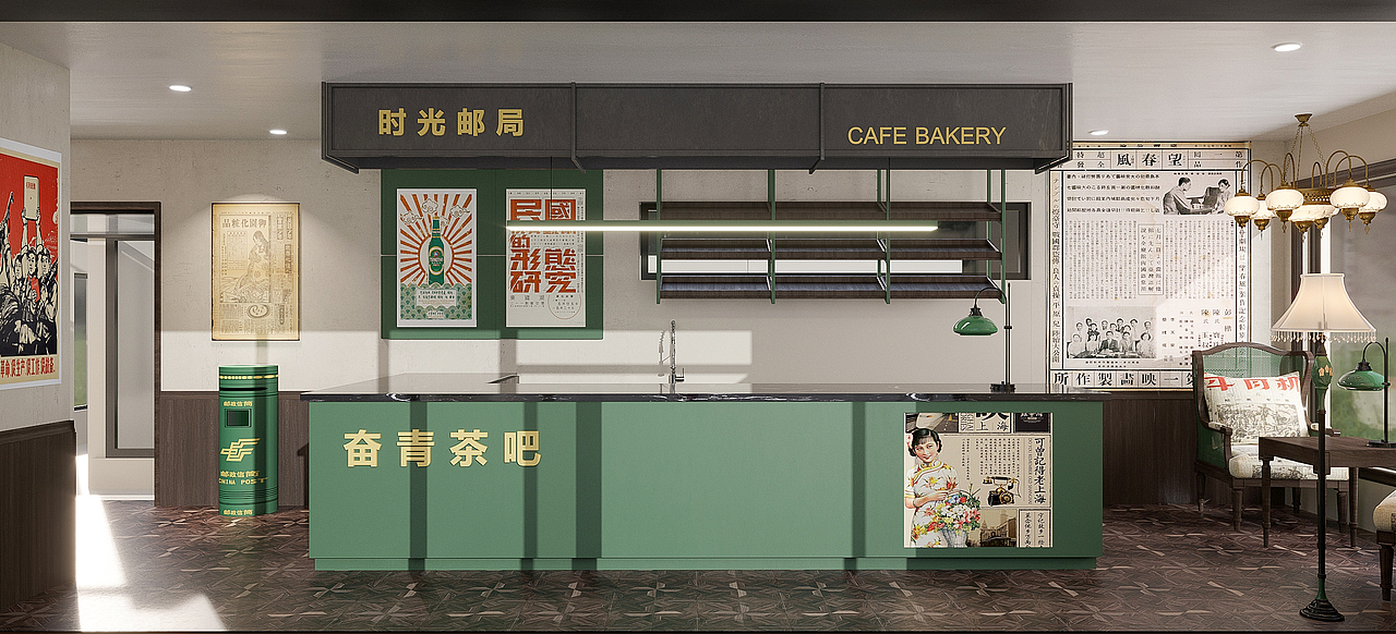 中国邮政 陈望道故居 爱国主义教育基地（图ZMzAxNTE5NDY0） - 商业空间设计 - 站酷设计师WOOFWANG原创素材 - 站酷ZCOOL