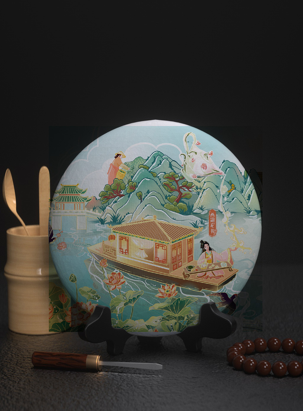 大美杭州（图ZMzU1Njc4Njky） - 商业插画 - 站酷设计师亦木插画原创素材 - 站酷ZCOOL