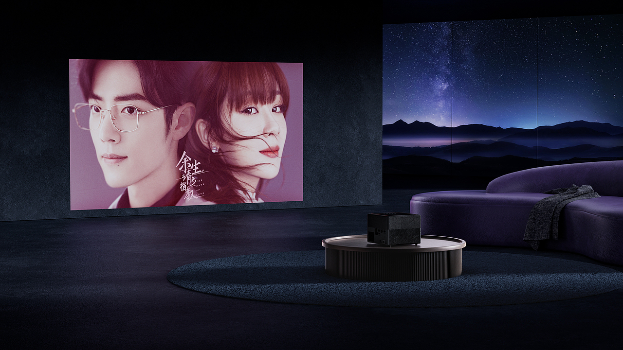 爱普生智能投影仪 | 视觉表现探索 | 场景渲染节选（图ZMzI1OTc2NjIw） - 产品 - 站酷设计师小明_视觉设计原创素材 - 站酷ZCOOL