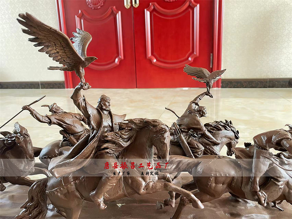 纯铜骑马人物铜雕工艺品雕塑摆件（图ZMjk3ODM3MDg0） - 雕塑 - 站酷设计师唐县振昌工艺品厂原创素材 - 站酷ZCOOL