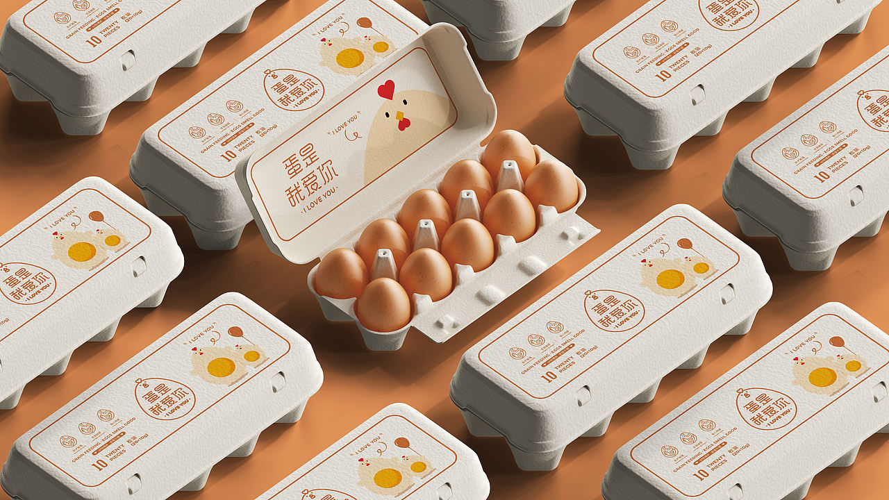 农产品鸡蛋品牌包装设计（图ZMzMyNjY4NzM2） - 包装 - 站酷设计师疯狂的铅笔头原创素材 - 站酷ZCOOL