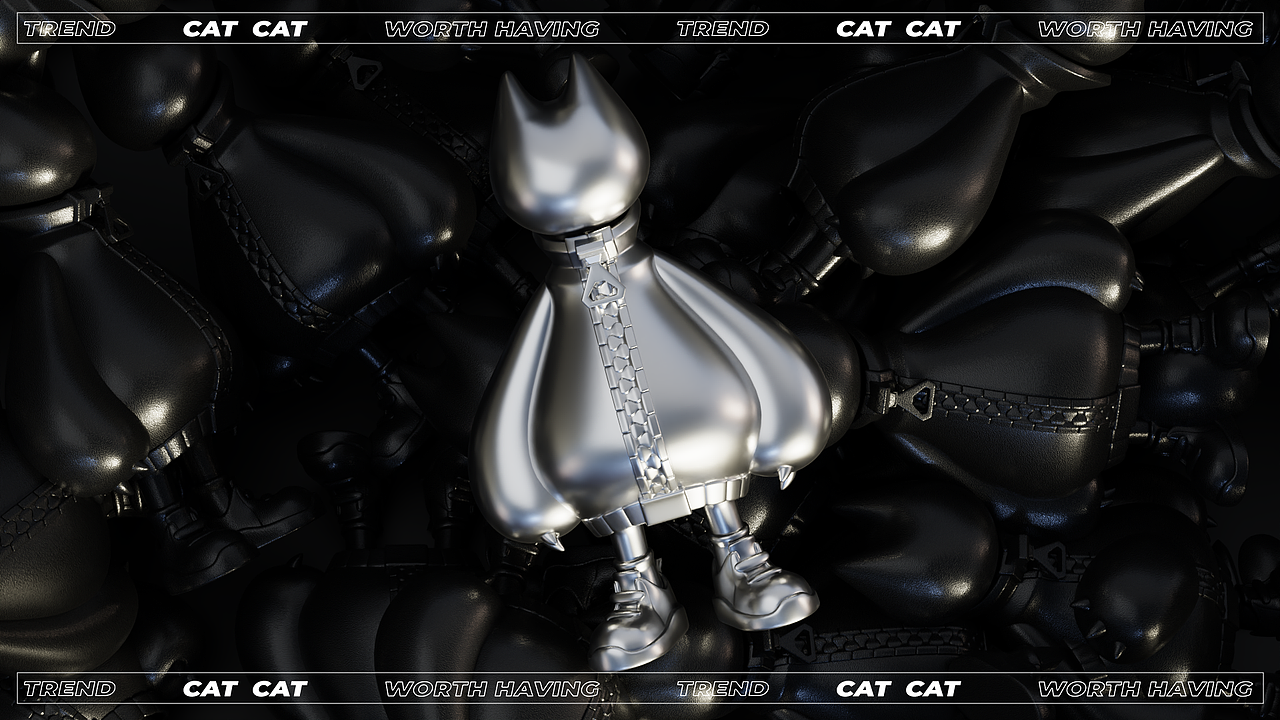 特猫IP-我是最酷的猫咪NFT元宇宙潮玩