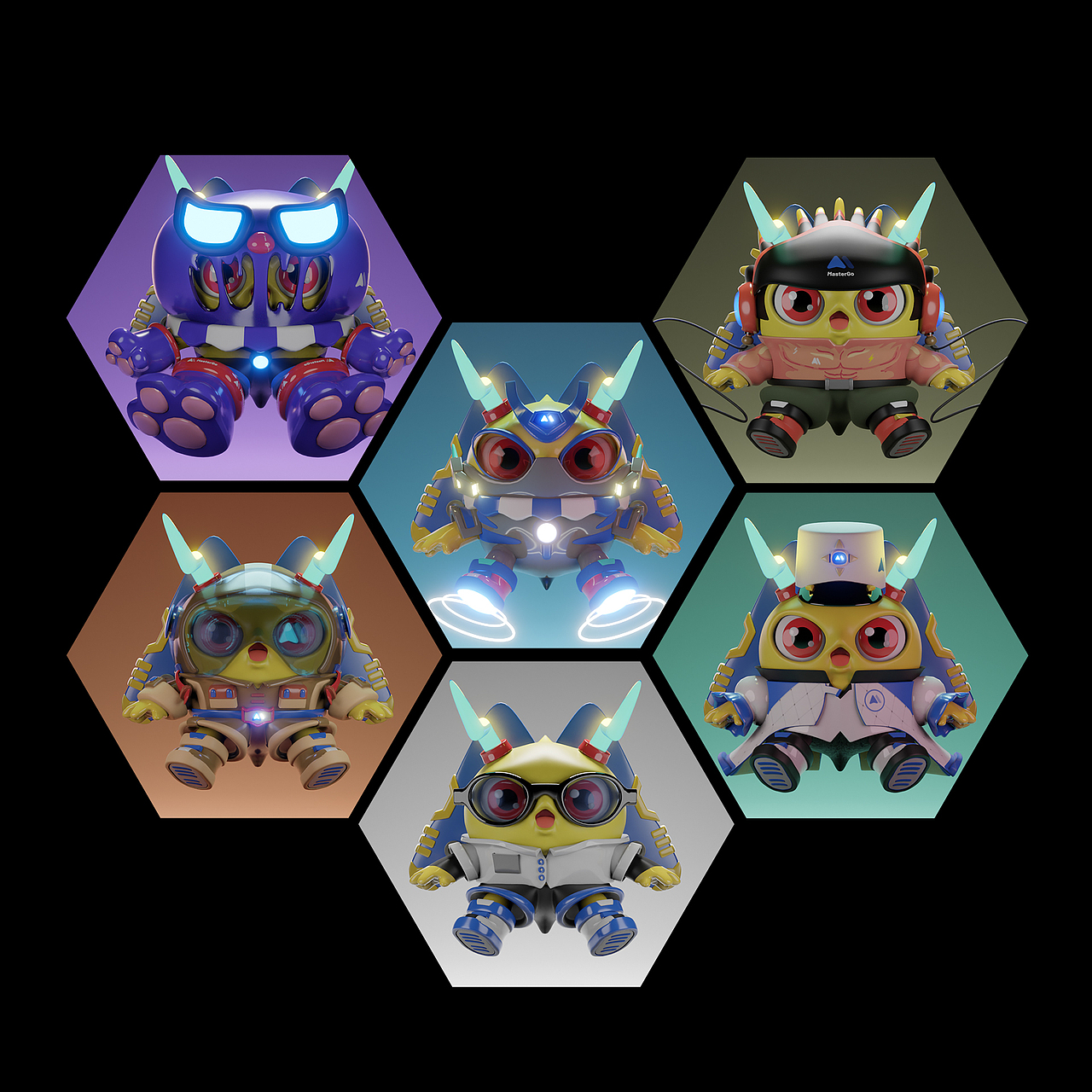 MasterGO IP形象——HoneyMi觅小蜂