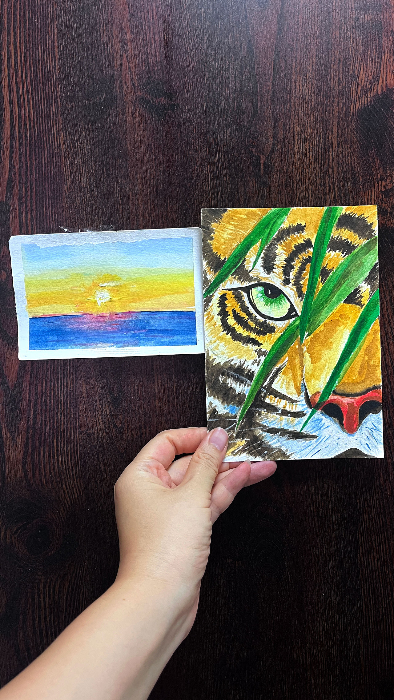 水彩 新年水彩画