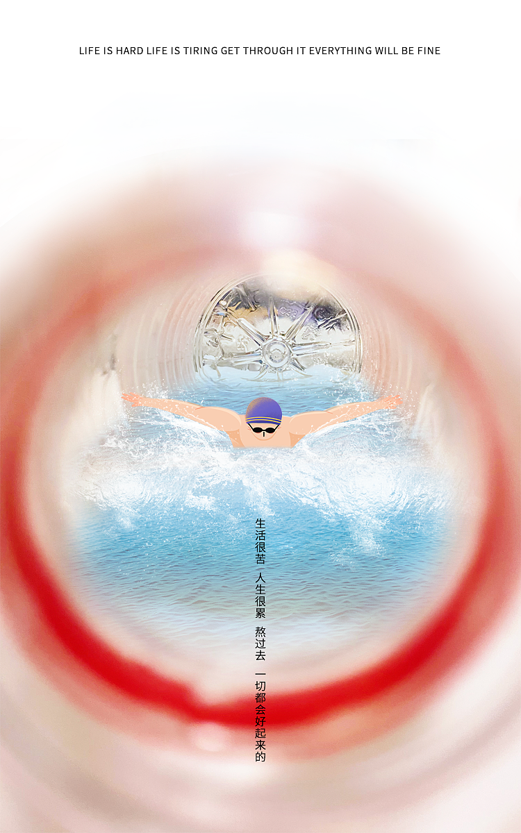 原创｜换个角度看世界，创意拍摄海报（手机拍摄）