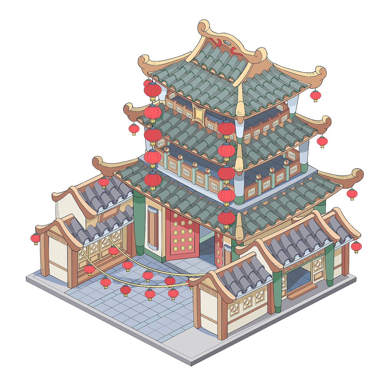 中国风建筑系列