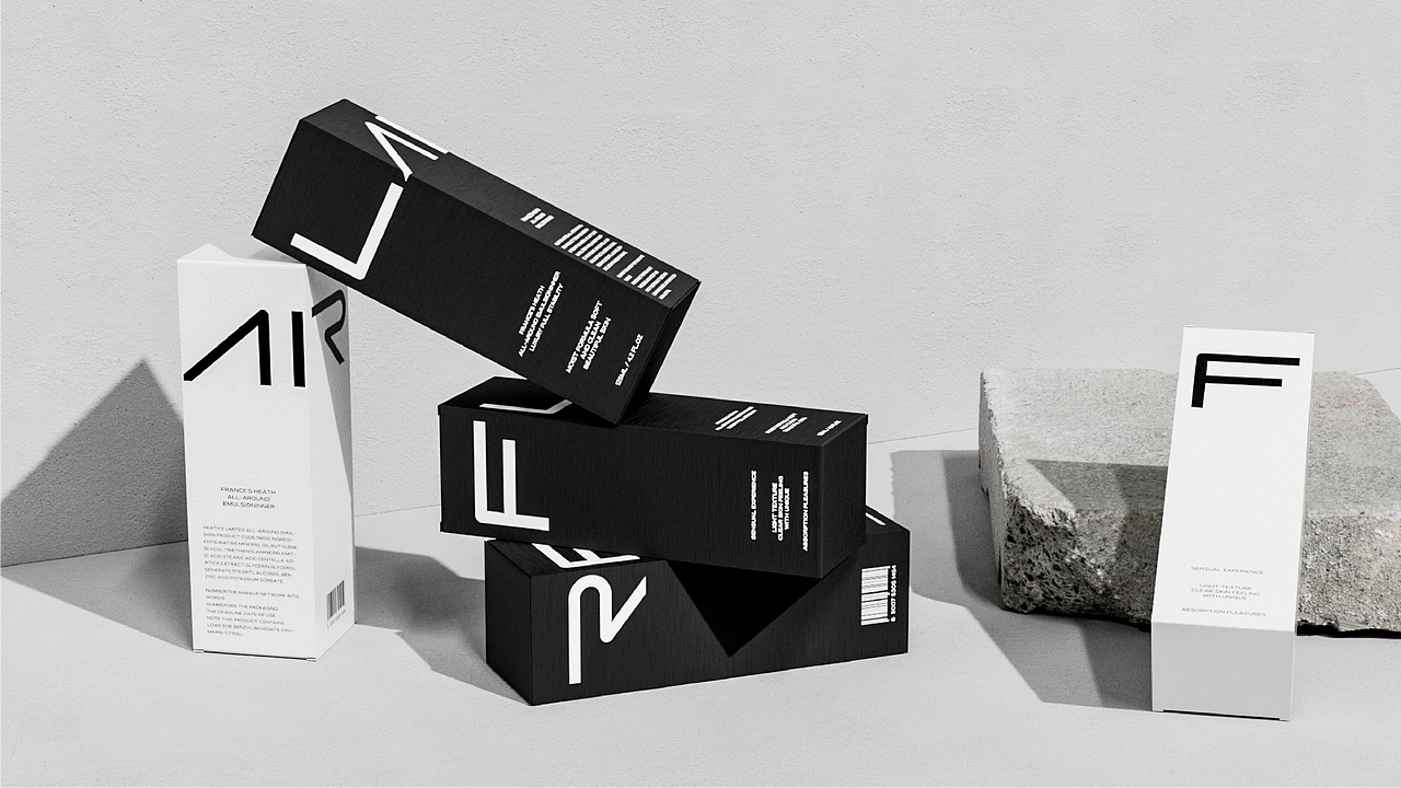 FLAIR极简护肤品牌全案×拾步（图ZMzEwMDAwNDI4） - 品牌 - 站酷设计师拾步原创素材 - 站酷ZCOOL