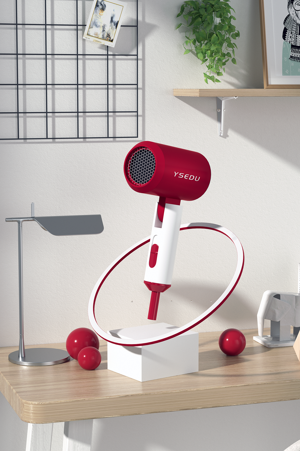 C4D打造電吹風(fēng)（圖ZMzIyOTIxMDk2） - 產(chǎn)品 - 站酷設(shè)計(jì)師云尚教育IT原創(chuàng)素材 - 站酷ZCOOL