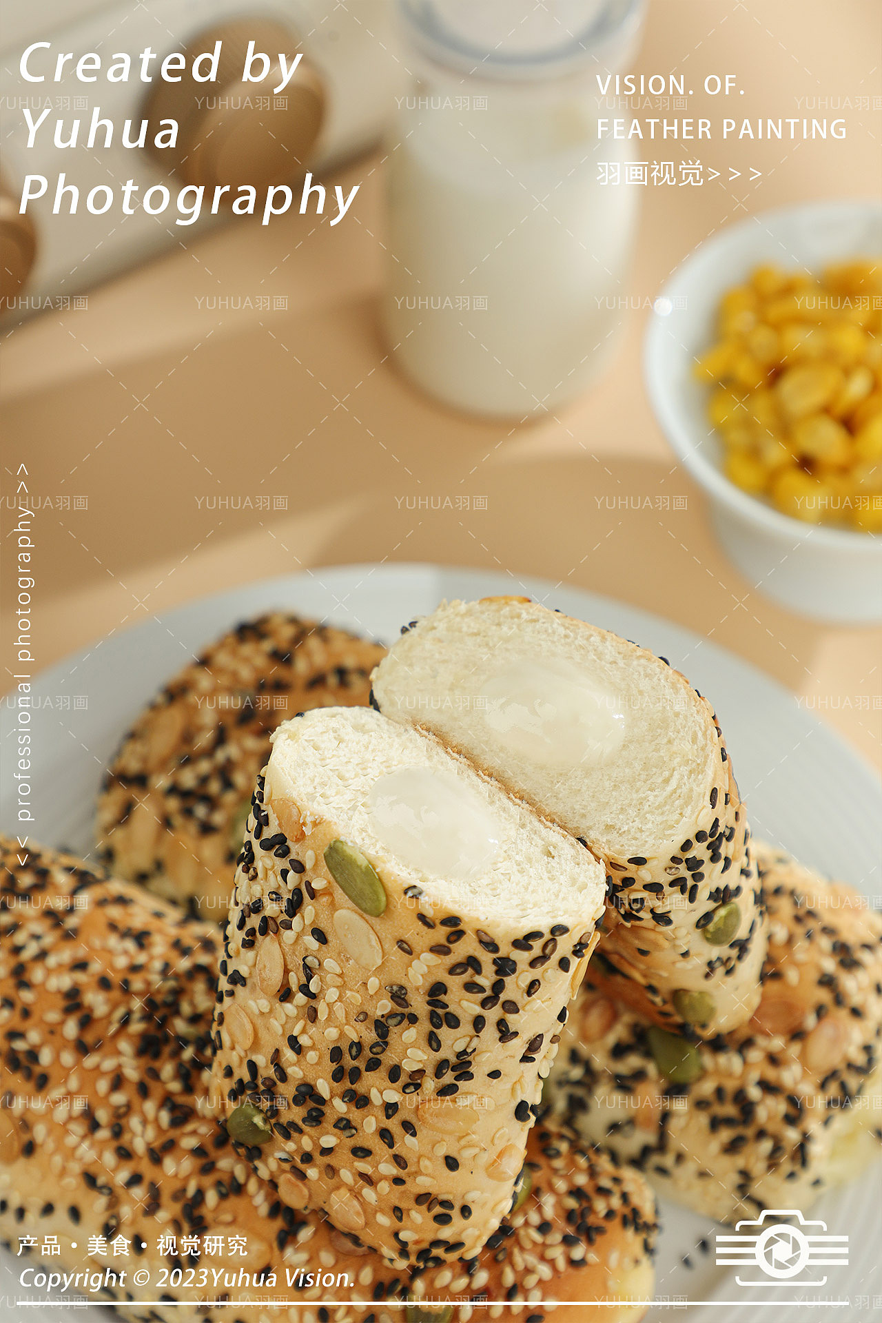 奇亚籽吐司面包 切片面包 全麦面包 夹心面包 坚果欧宝（图ZMzU3MTA2NDE2） - 产品摄影 - 站酷设计师YUHUA羽画原创素材 - 站酷ZCOOL