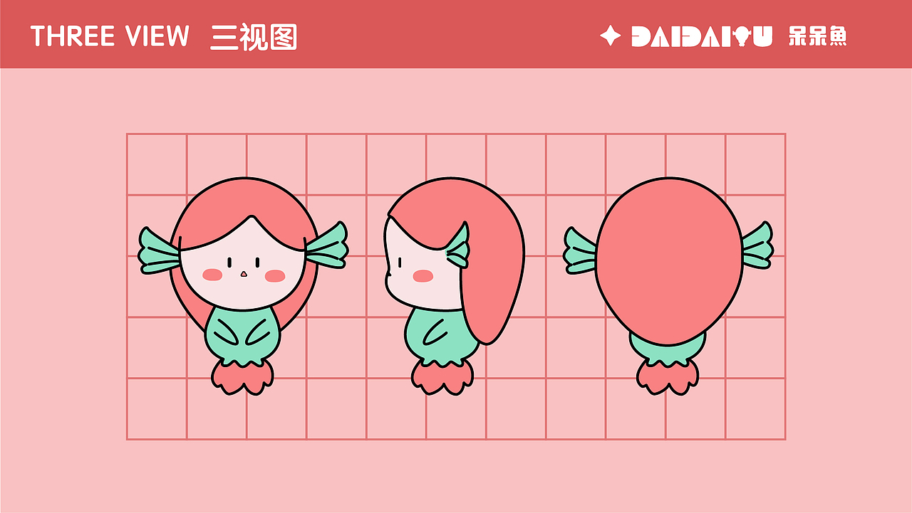 呆呆鱼 ip设计 糖果系列盲盒