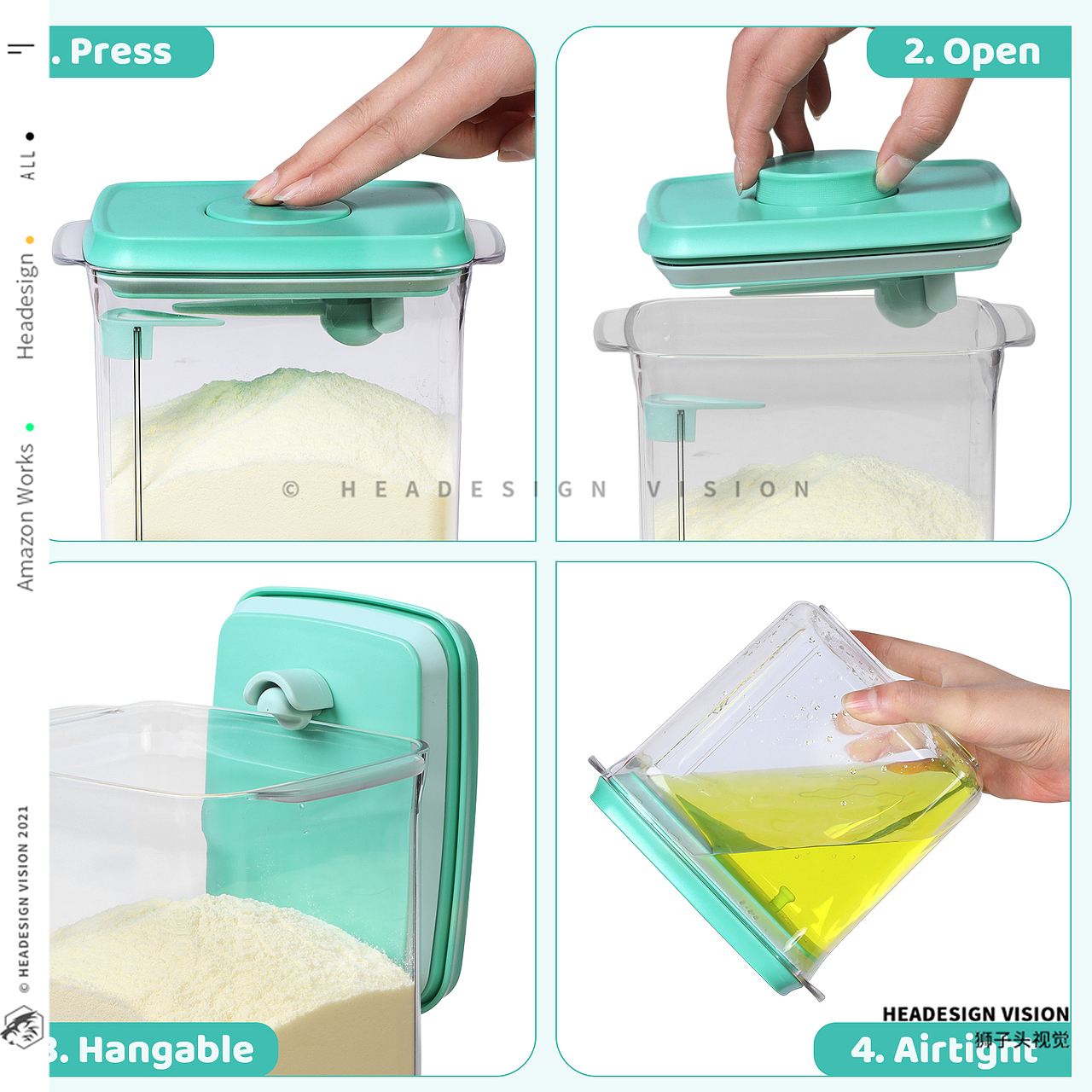 奶粉密封罐产品拍摄_主图设计_A+页面设计-狮子头视觉