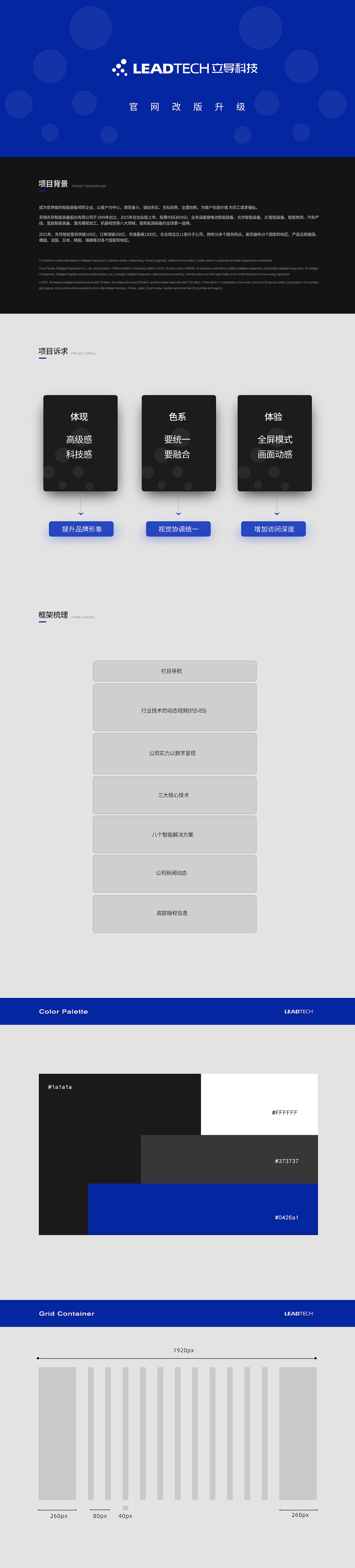 Leadtech先导科技品牌官网升级