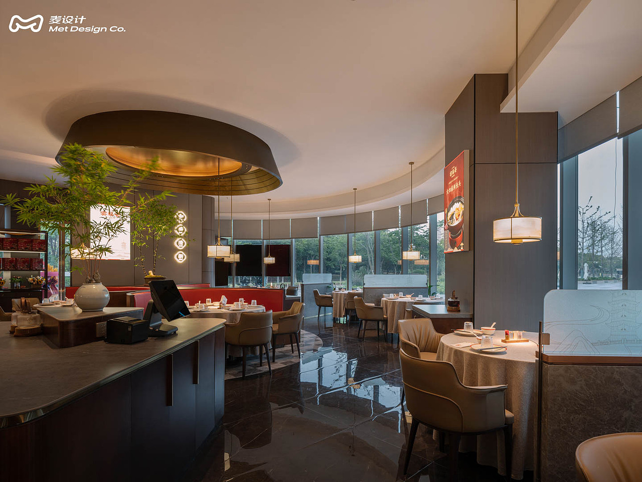 【全案作品】云禧荟｜精致淮扬菜 600㎡品质宴请中餐厅（图ZMzQ5OTk1Njk2） - 酒店餐饮设计 - 站酷设计师无锡麦设计原创素材 - 站酷ZCOOL