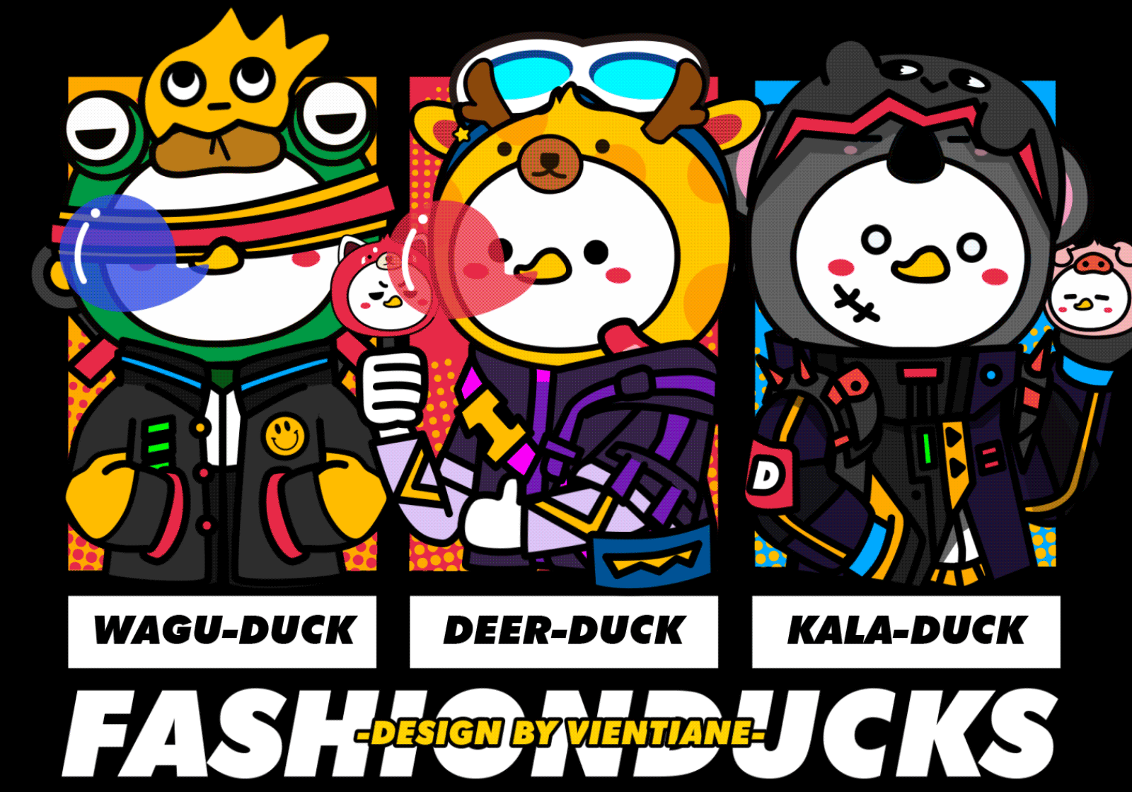「潮鸭时尚潮流IP形象视觉」吉祥物品牌第三弹