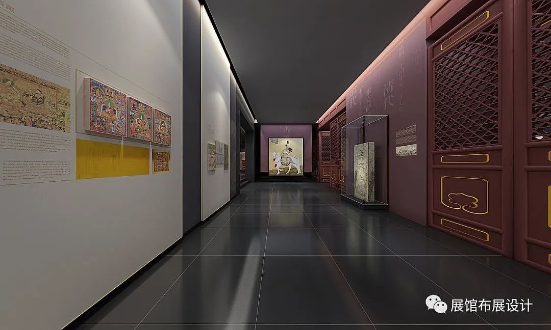 中式国风展厅展馆文化墙设计案例浅析(图ZMzU3MDIzNzIw) - 展陈设计 - 站酷设计师暖水社原创素材 - 站酷ZCOOL