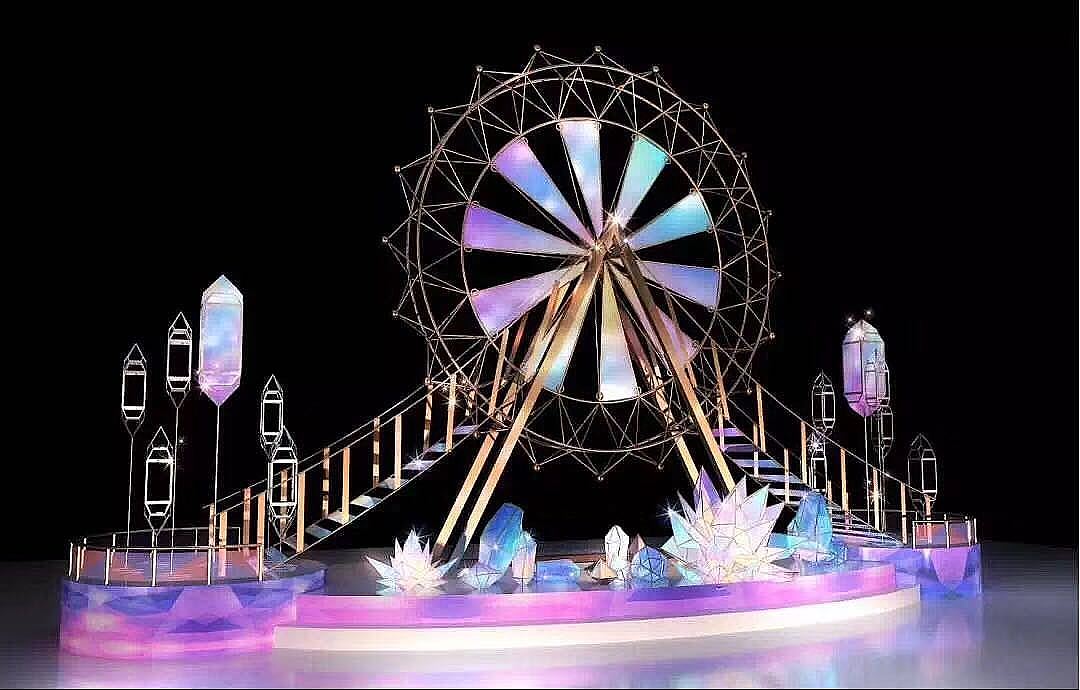 晶莹剔透的圣诞美陈设计