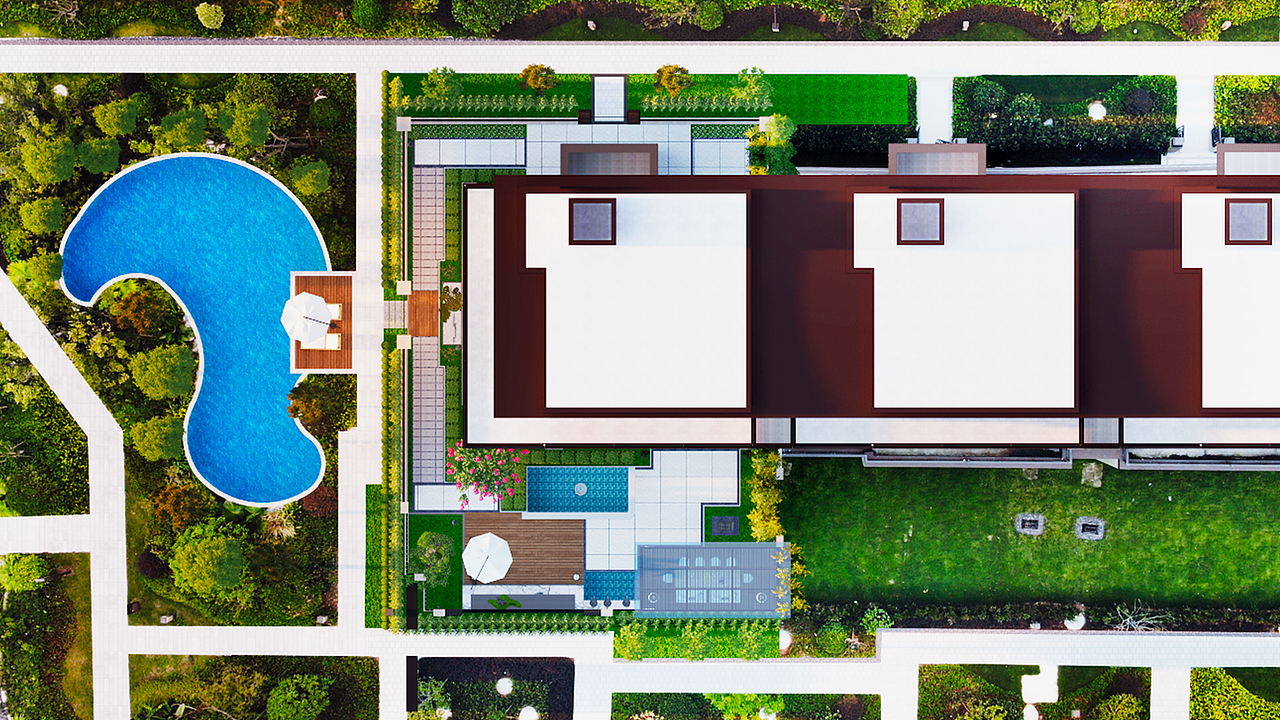 中梁一号排屋庭院设计(2021)