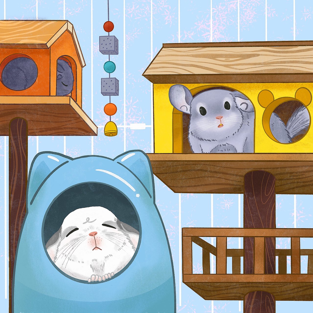 陌生又熟悉的小众宠物-龙猫-系列插画（图ZMjk3Nzg4MDE2） - 创作习作 - 站酷设计师lisalan原创素材 - 站酷ZCOOL