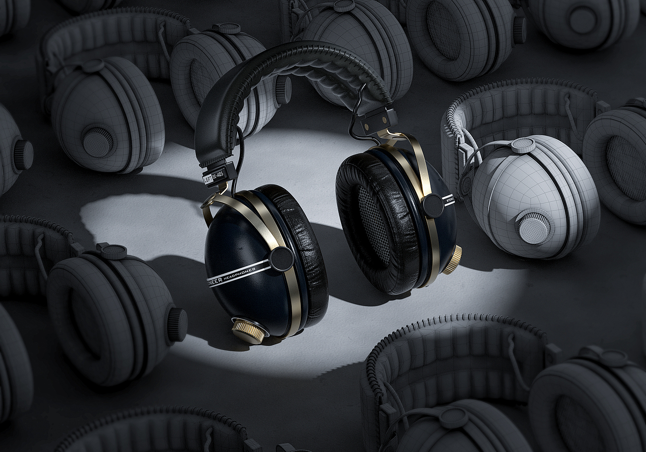 耳机、空气炸锅渲染（图ZMzY1NzkyOTg4） - 产品 - 站酷设计师瑞一杯原创素材 - 站酷ZCOOL