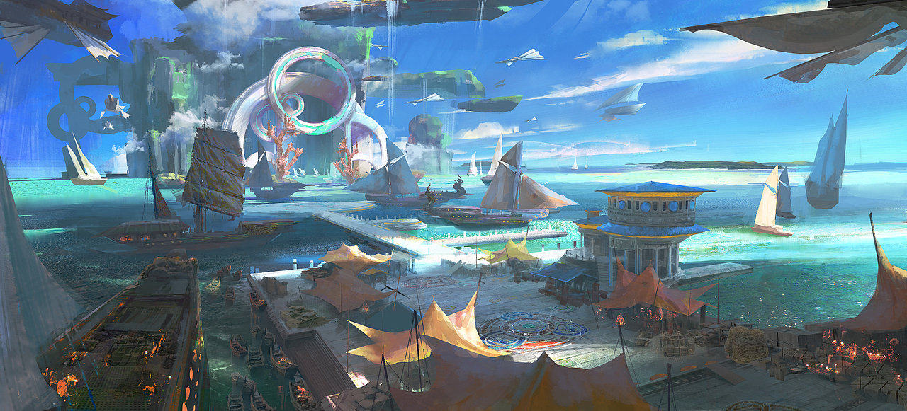 《神澜奇遇无双珠》一些早期概念图（图ZMzI5MTU2MTAw） - 设定/分镜 - 站酷设计师G康龙原创素材 - 站酷ZCOOL