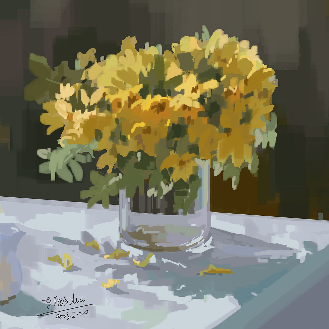 黄色花束（图ZMzQwNzkyNzky） - 创作习作 - 站酷设计师车厘子MA原创素材 - 站酷ZCOOL