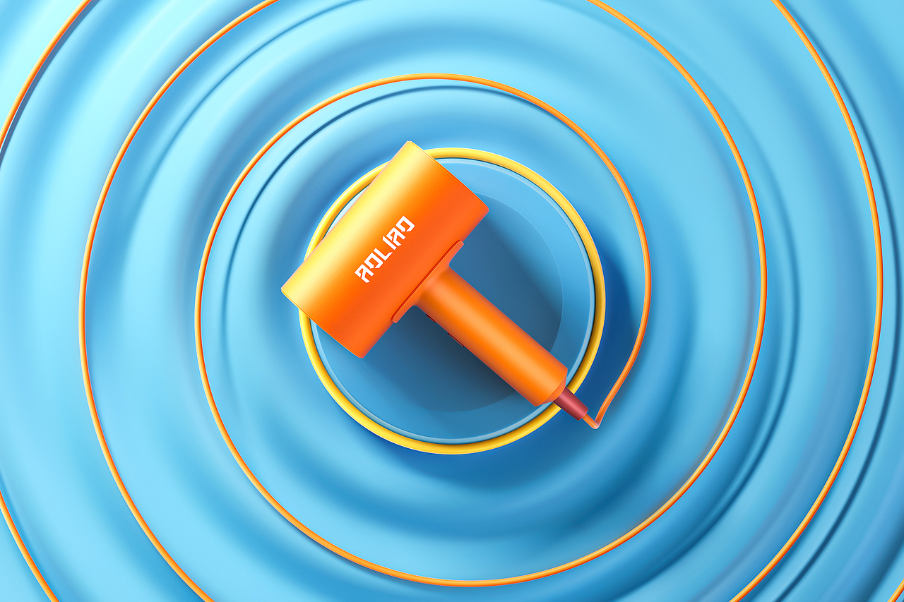 产品渲染(加湿器 吹风机 电动牙刷)